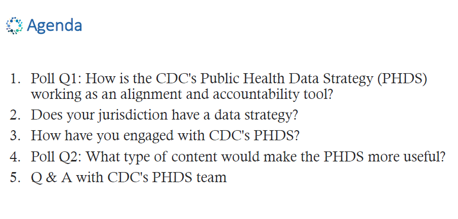 Questions to consider for meeting 